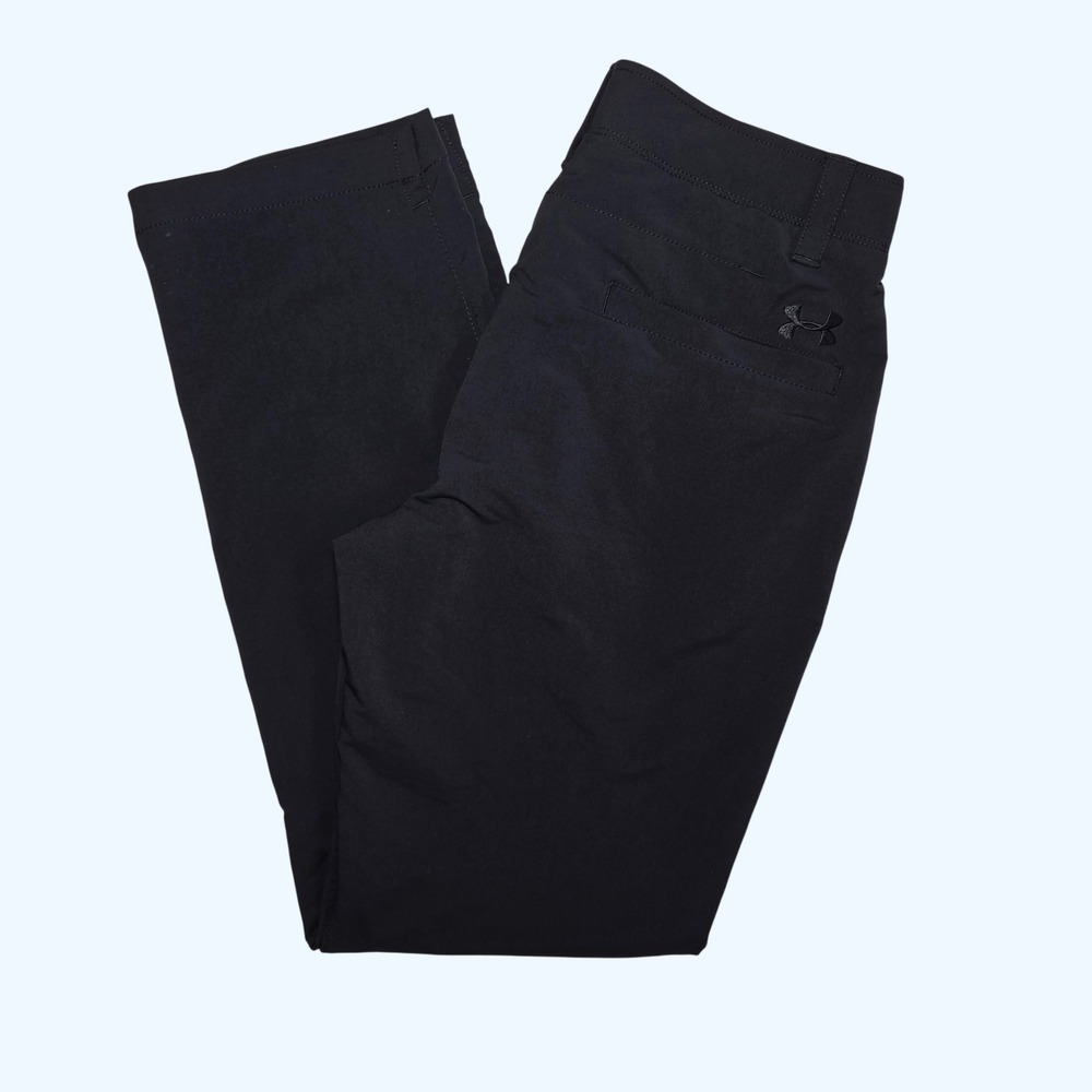 Under Armour Match Play Golf Pants Black Mens 30x30 Straight Leg Performance UA